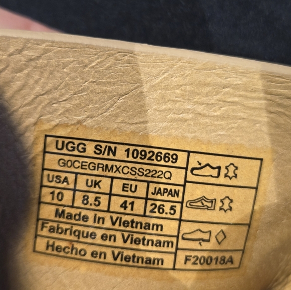 UGG Kari slide sandal mettalic rose gold comf slip on 10 - Picture 6 of 6